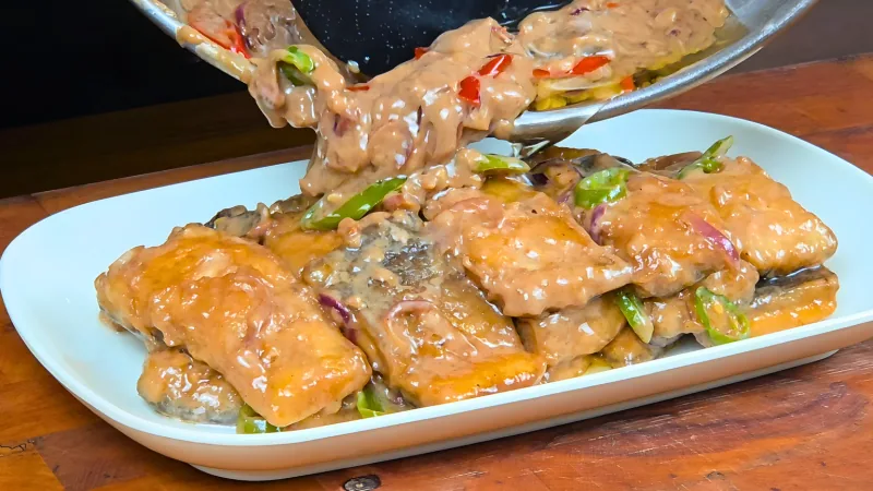 Bangus Belly Adobo sa Gata