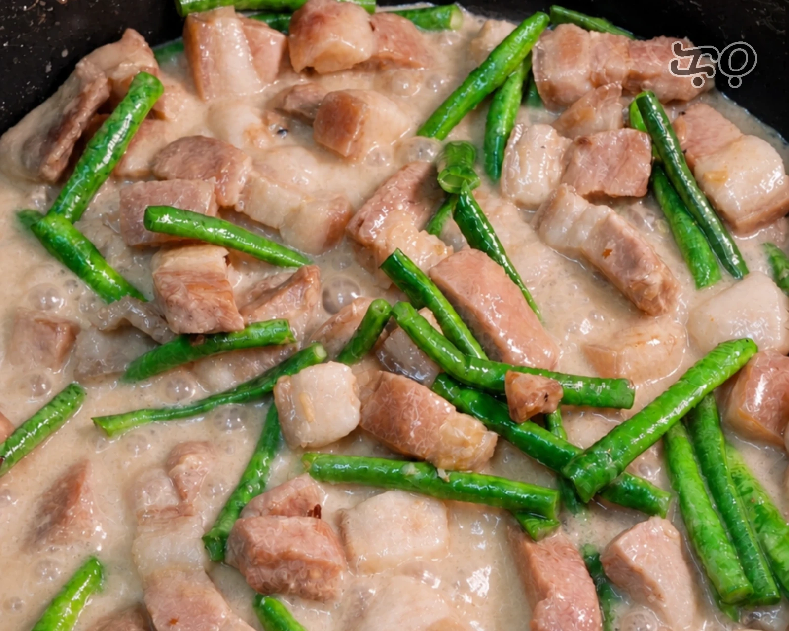 Bicol Express with Sitaw