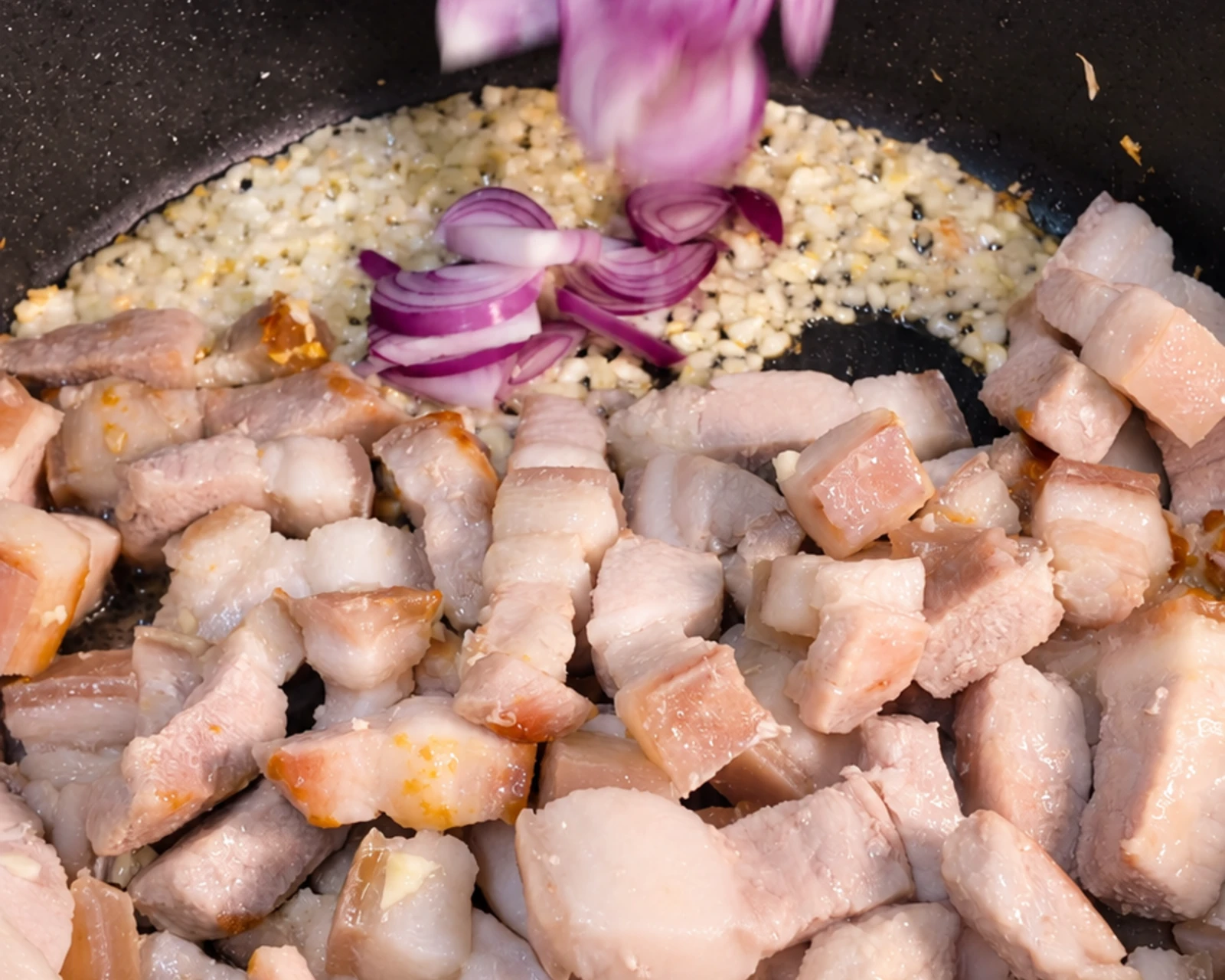Bicol Express with Sitaw process photo 1