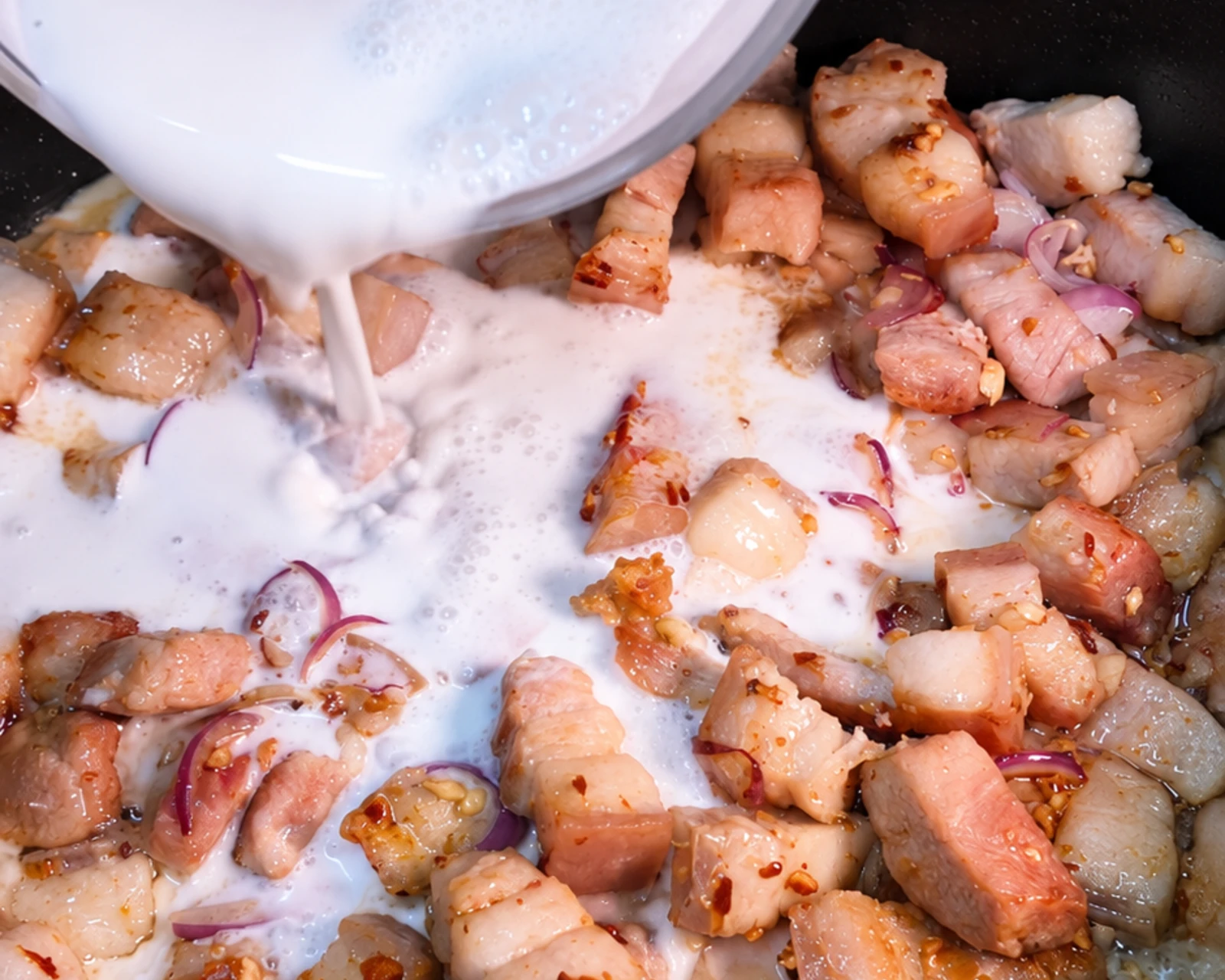 Bicol Express with Sitaw process photo 3