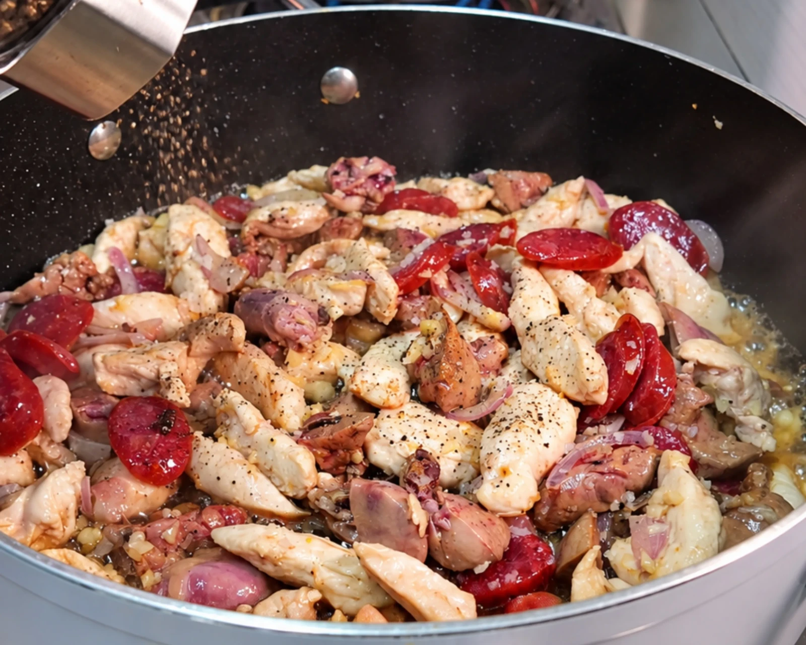 Chicken Pancit Canton Guisado process photo 1