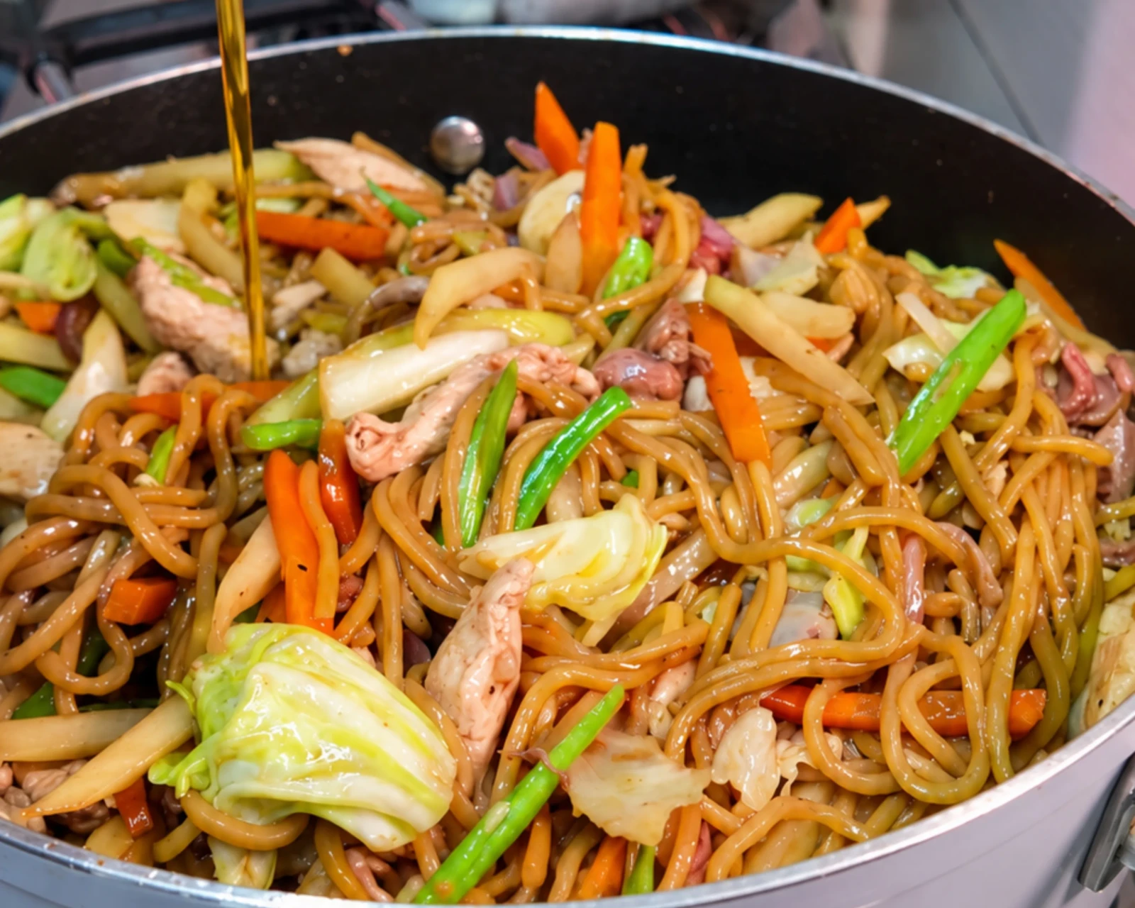 Chicken Pancit Canton Guisado process photo 6