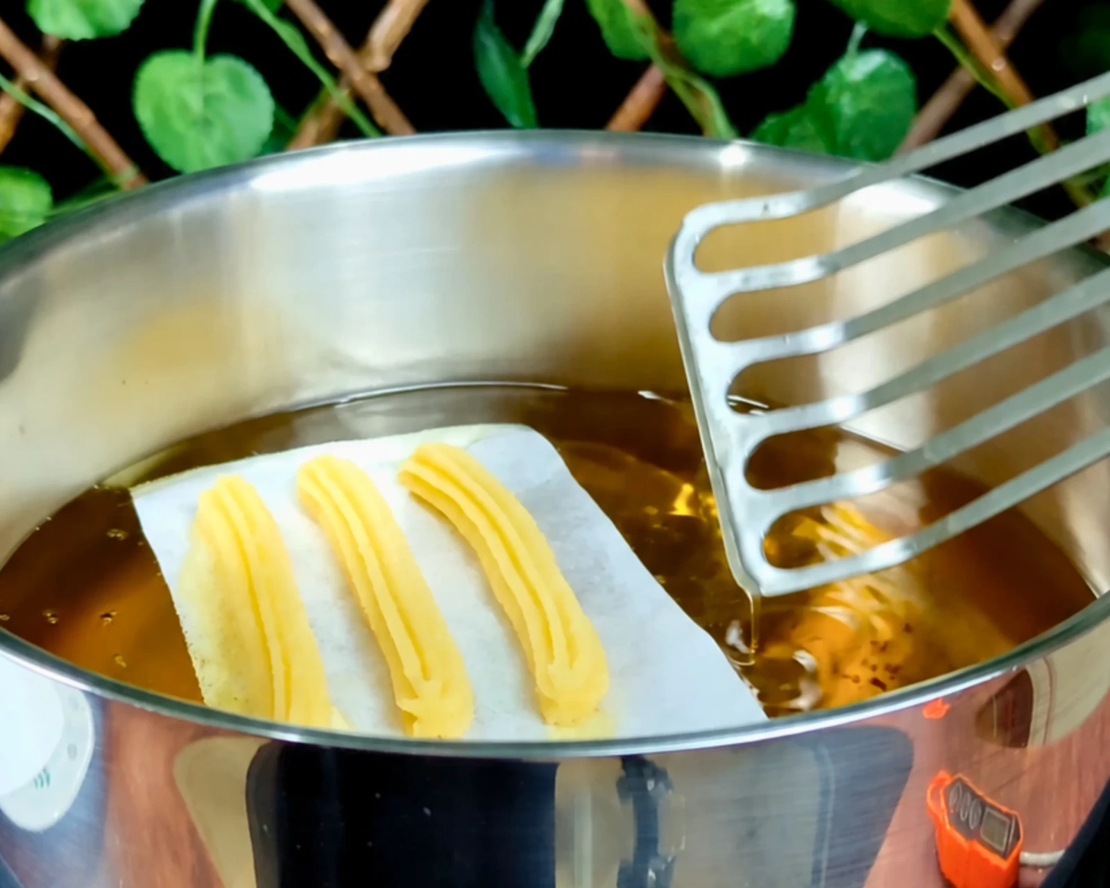 Churro Fries with Peanut Butter Sauce process photo 5