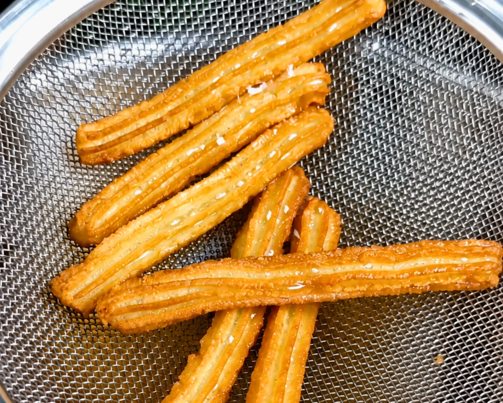 Churro Fries with Peanut Butter Sauce process photo 6