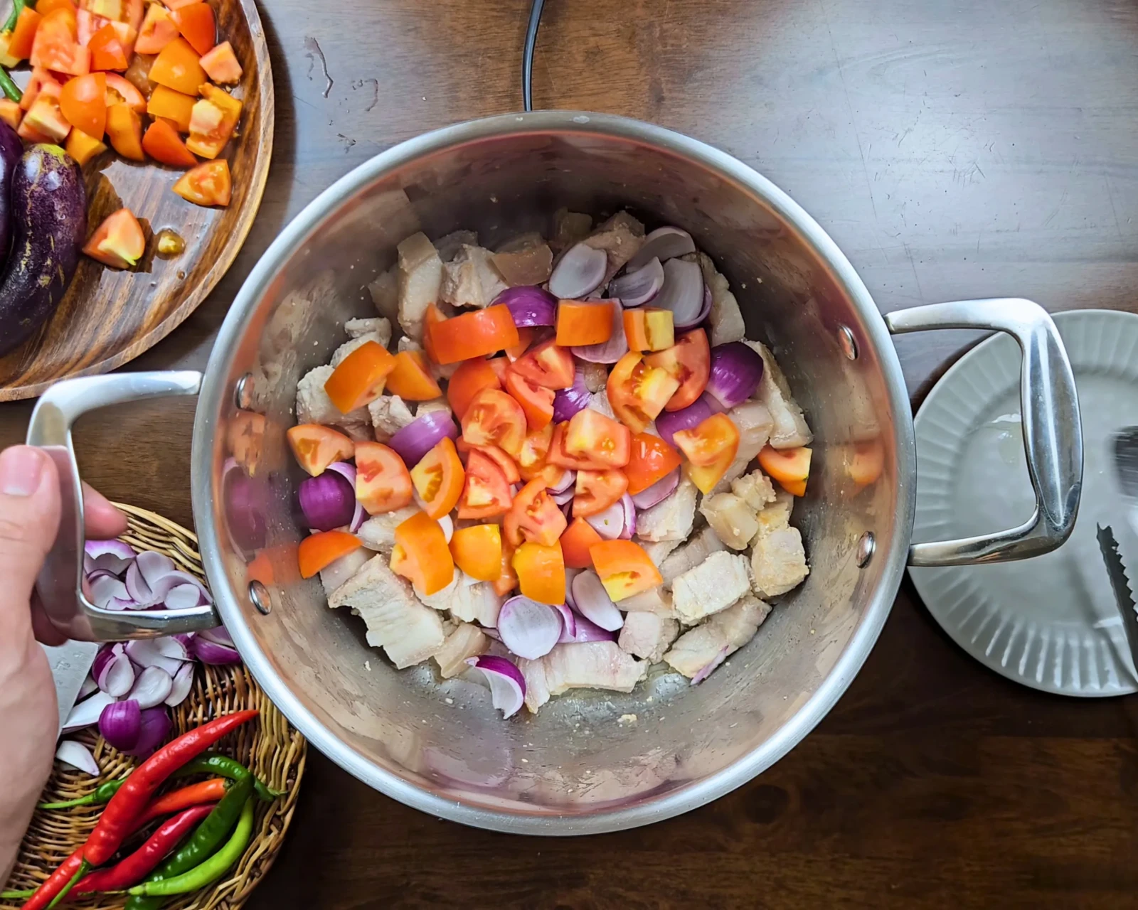 Pork Sinigang sa Gabi process photo 2