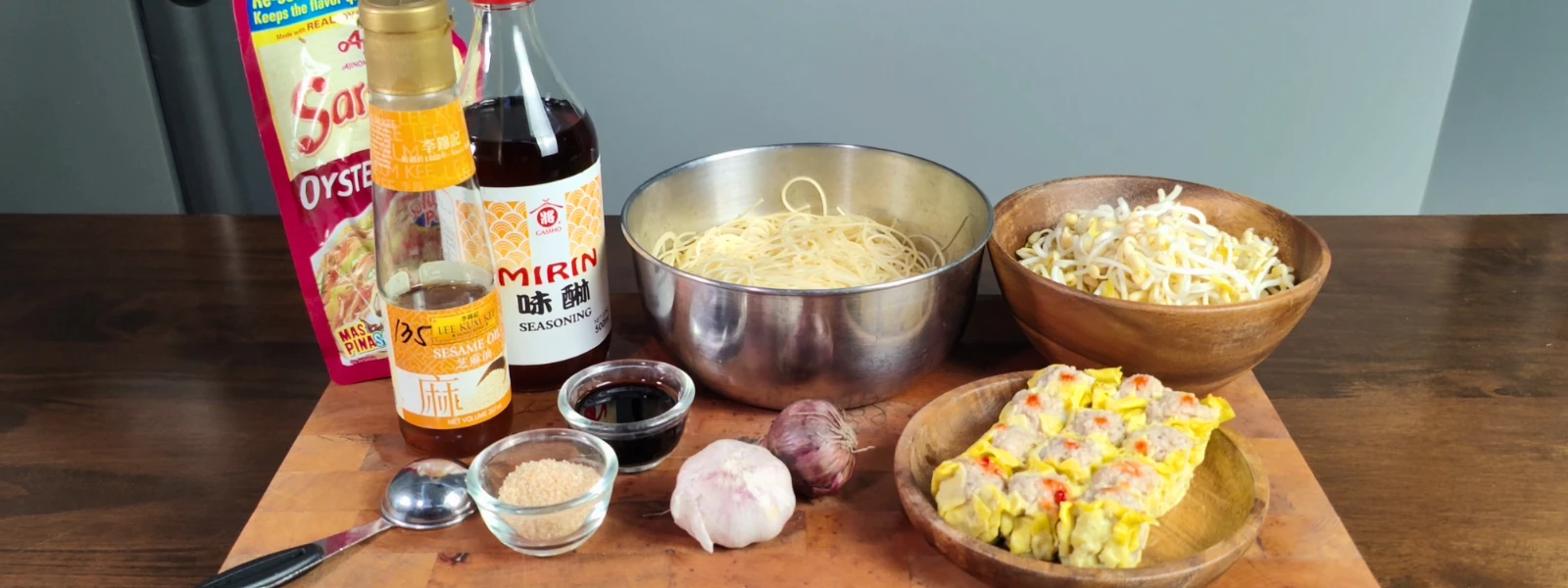 Ingredients for Fried Noodles