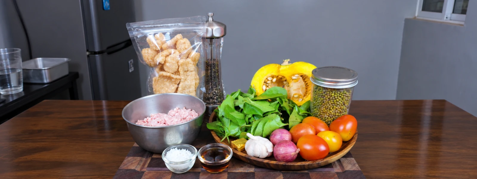 Ingredients for Ginisang Monggo