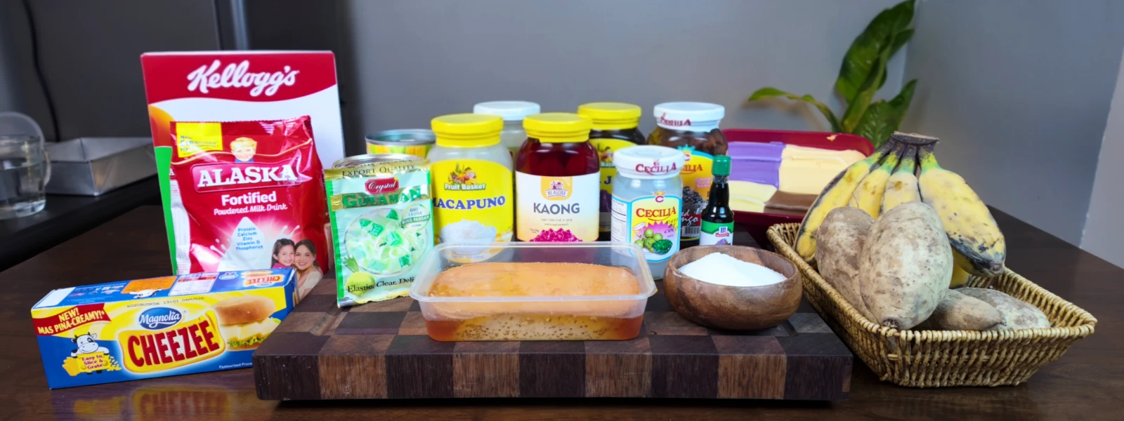 Ingredients for Halo-Halo Three Ways