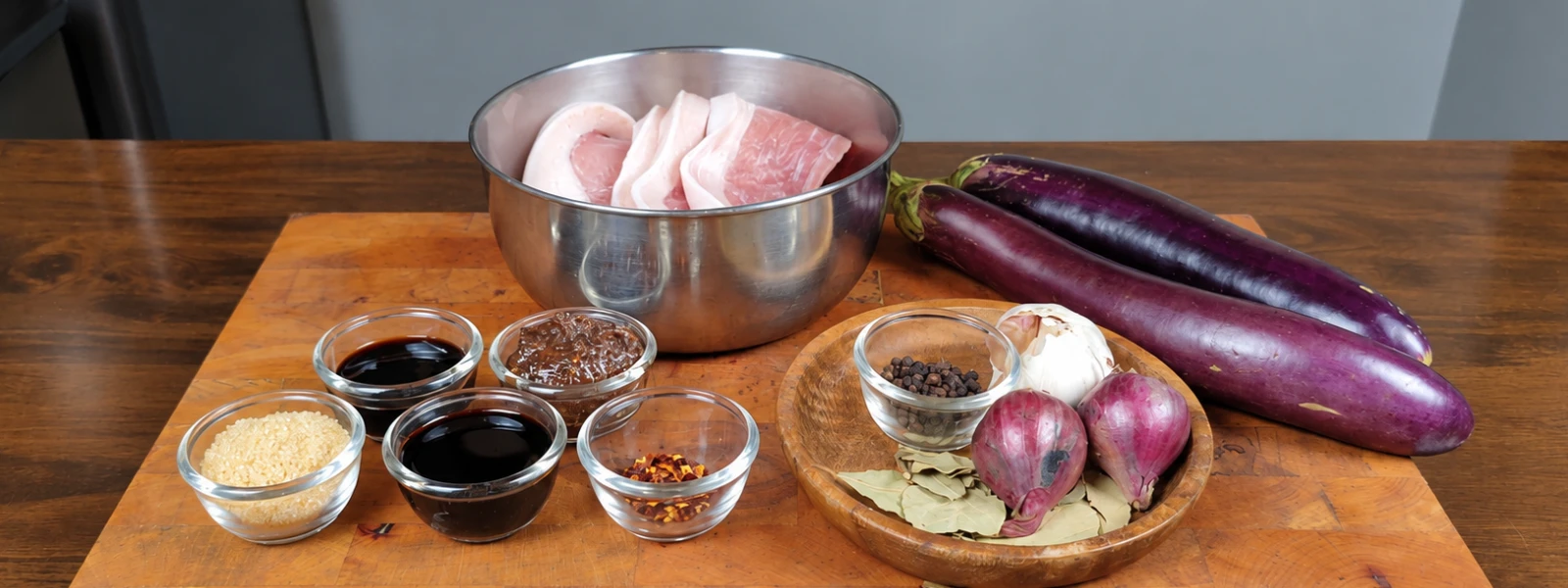 Ingredients for Killer Pork Binagoongan