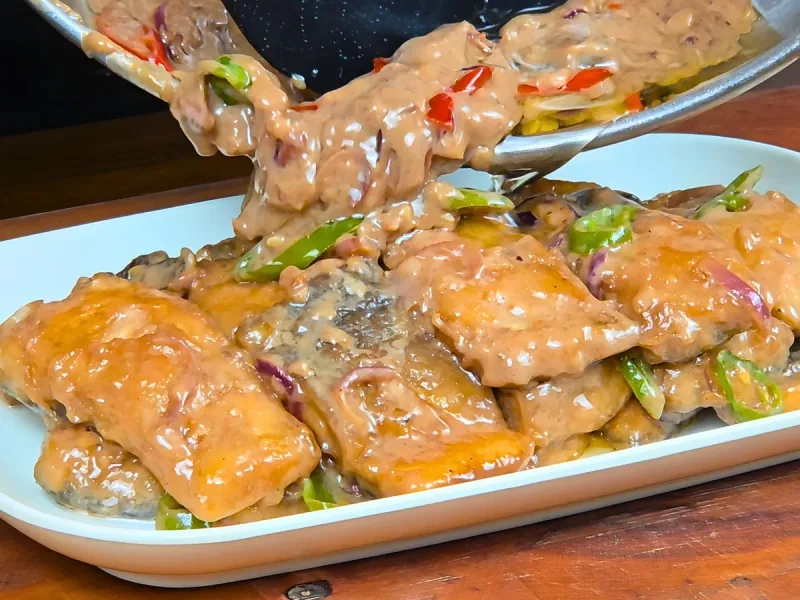 Bangus Belly Adobo sa Gata