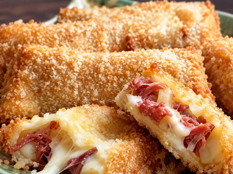 Cheesy Corned Beef Pie