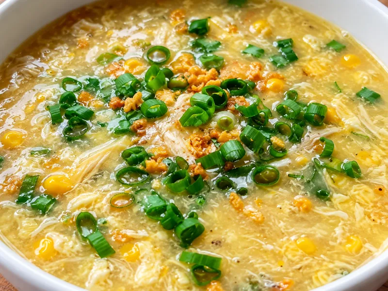 Filipino-Style Chicken Corn Soup