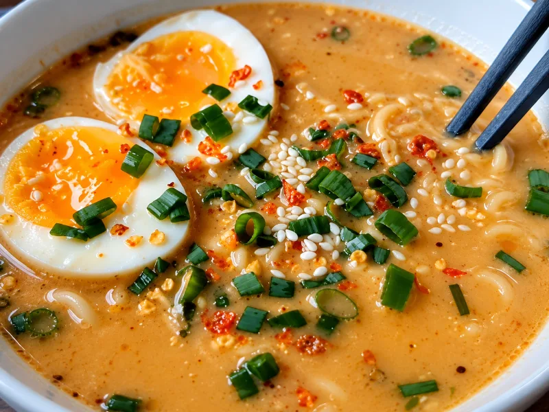 Spicy Peanut Instant Ramen